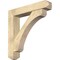 Ekena Millwork Legacy Craftsman Rough Sawn Bracket w/ Offset Brace, Douglas Fir, 8"W x 42"D x 42"H BKT0806X42X42LEC04RDF - alternate 1